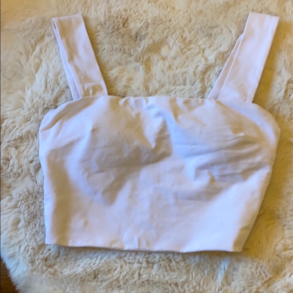 White Crop Top